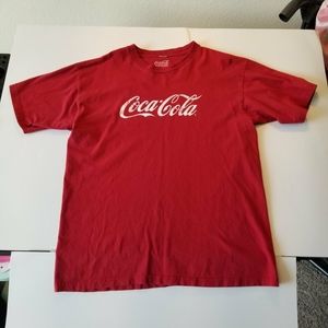 Vintage style red Coca Cola t-shirt. This is a cla